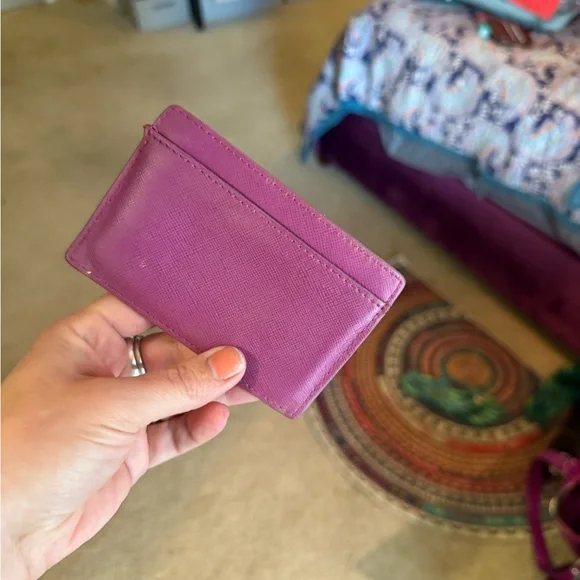 Tory Burch Fuchsia Card Holder - Picture 8 of 8